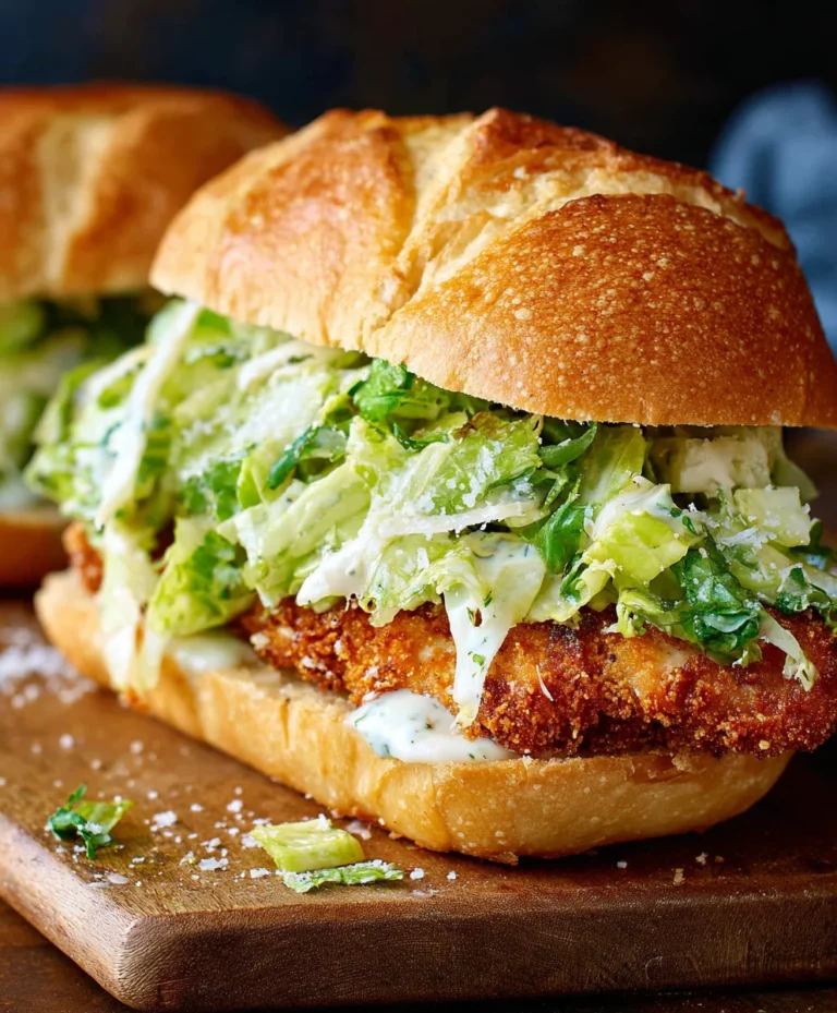 Crispy Chicken Caesar Sandwich Recipe-Quick & Easy