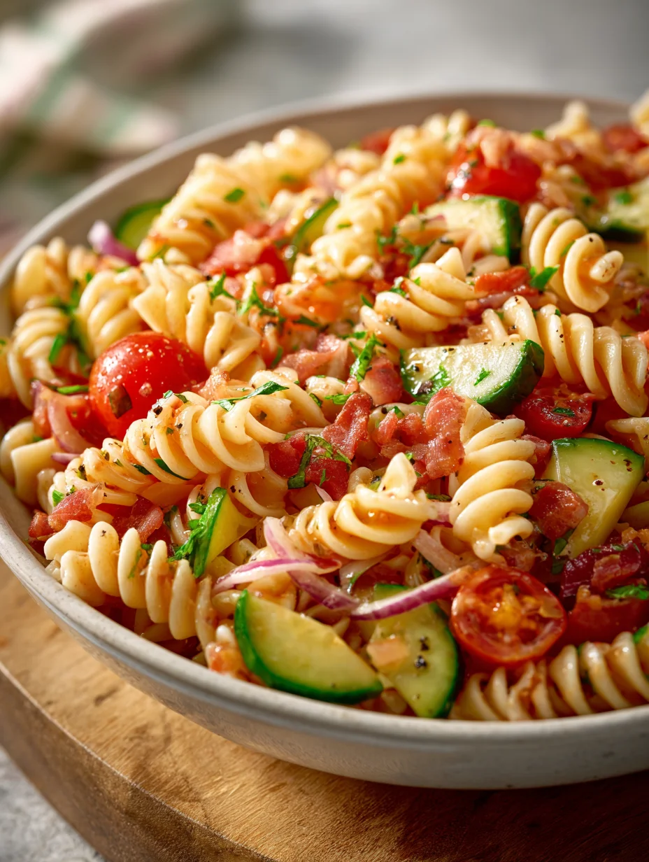 High Protein Italian Pasta Salad - Healthy Meal Prep