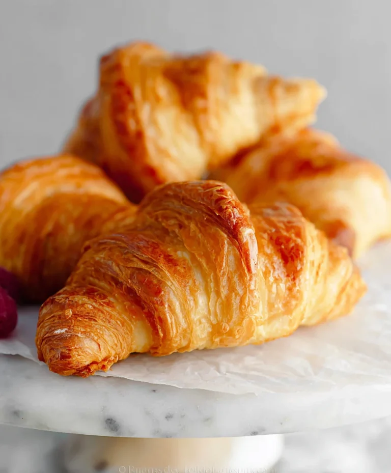 Flaky Homemade Croissant Recipe- Easy Baking