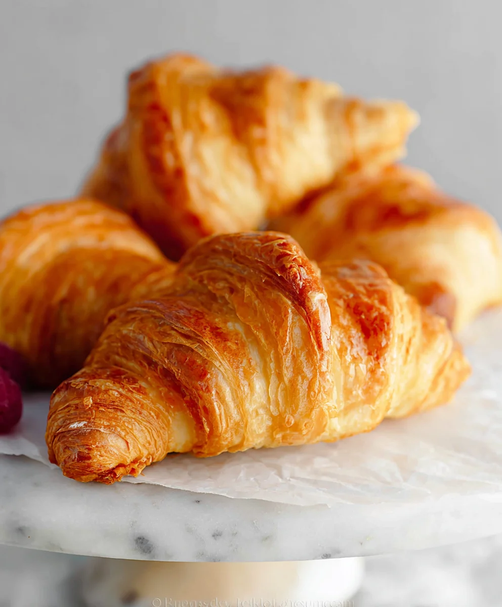 Flaky Homemade Croissant Recipe- Easy Baking