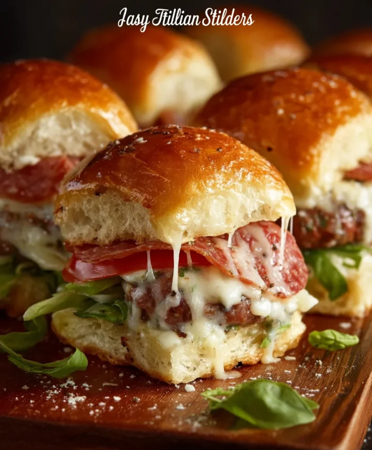 Best Beef Italian Sliders-Easy Party Appetizer