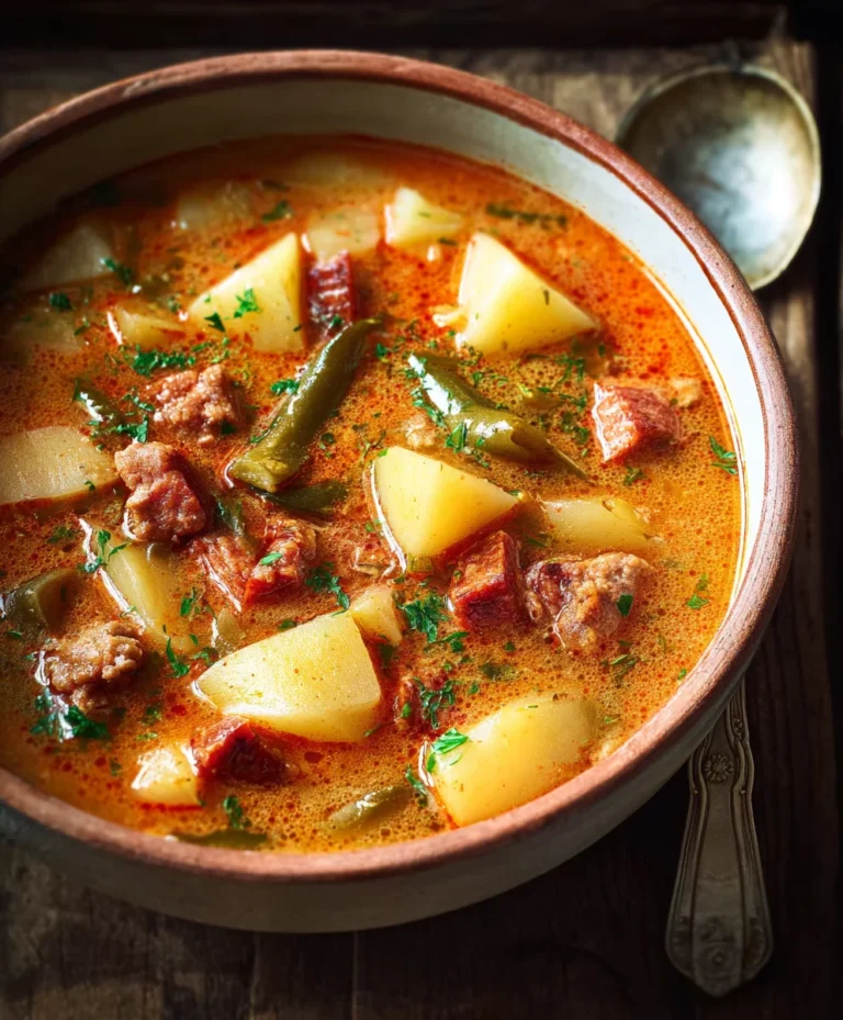 Hearty Spanish Beef Beef Chorizo Potato Soup