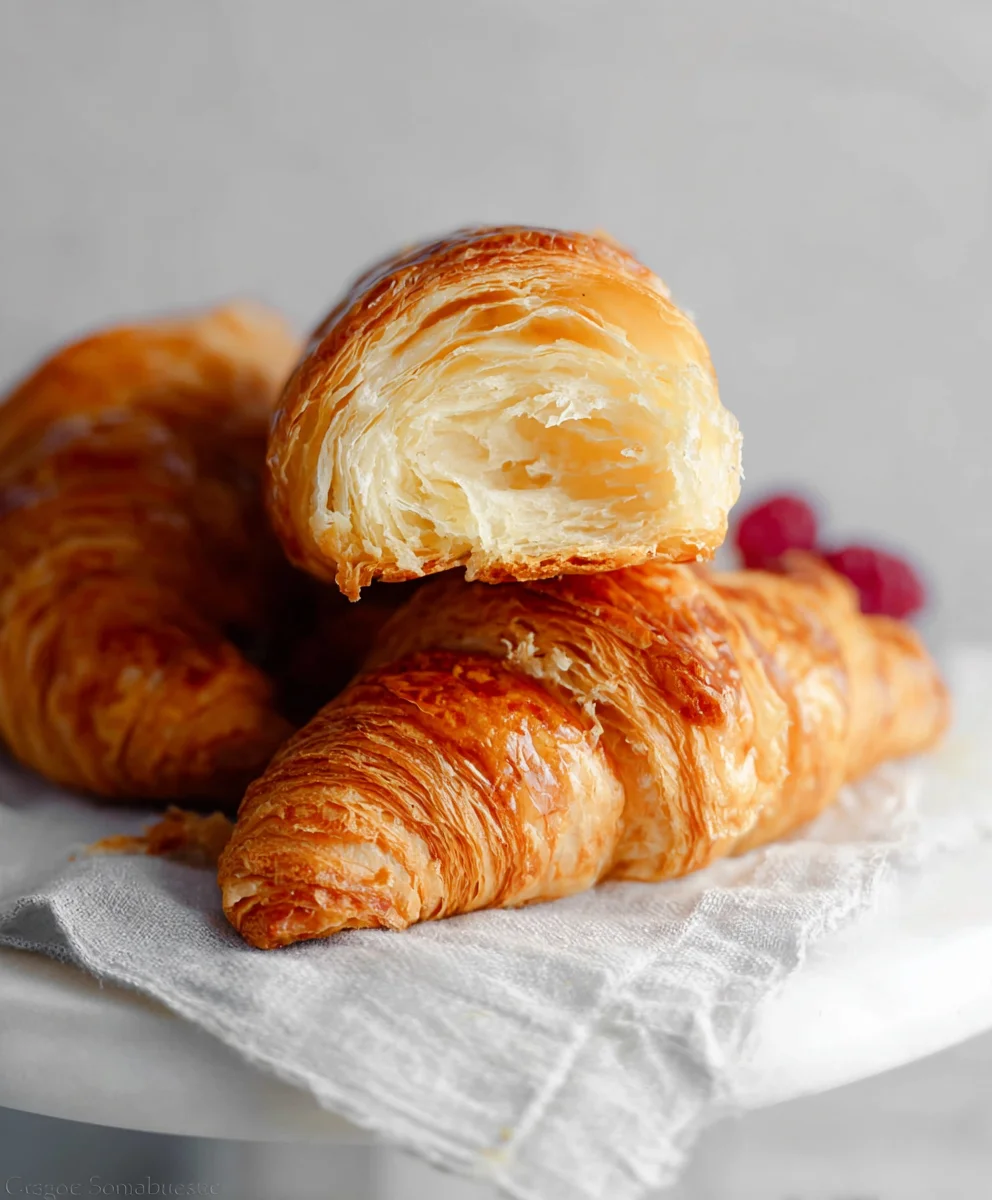 Flaky Homemade Croissant Recipe- Easy Baking