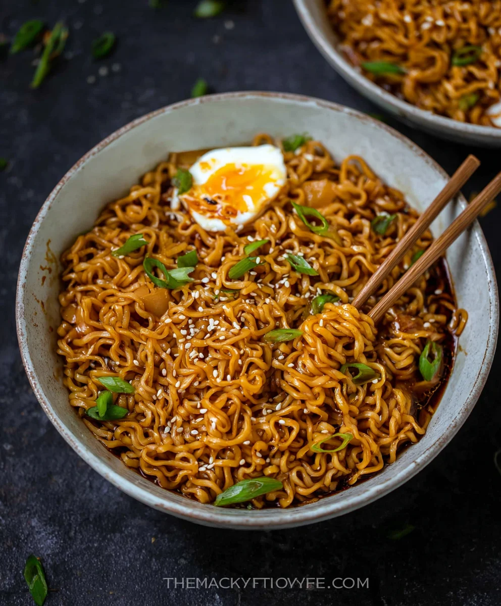 Easy Saucy Ramen Noodles-Quick & Flavorful Recipe