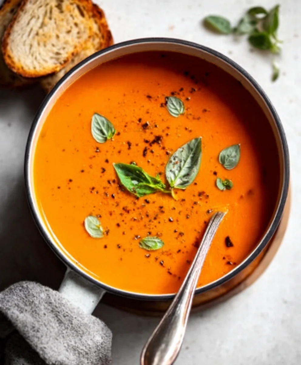 Creamy Tomato Soup - Easy Winter Comfort