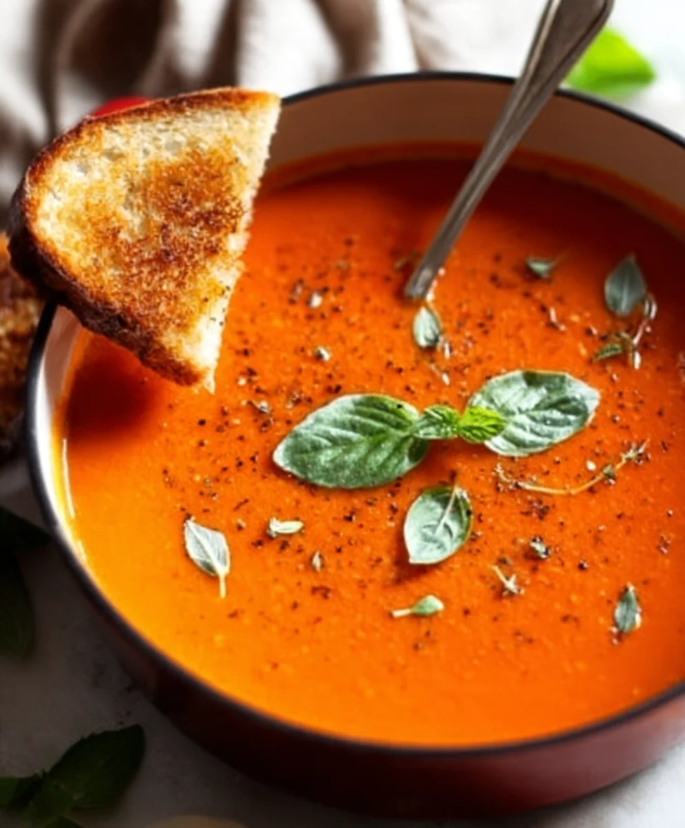 Creamy Tomato Soup - Easy Winter Comfort