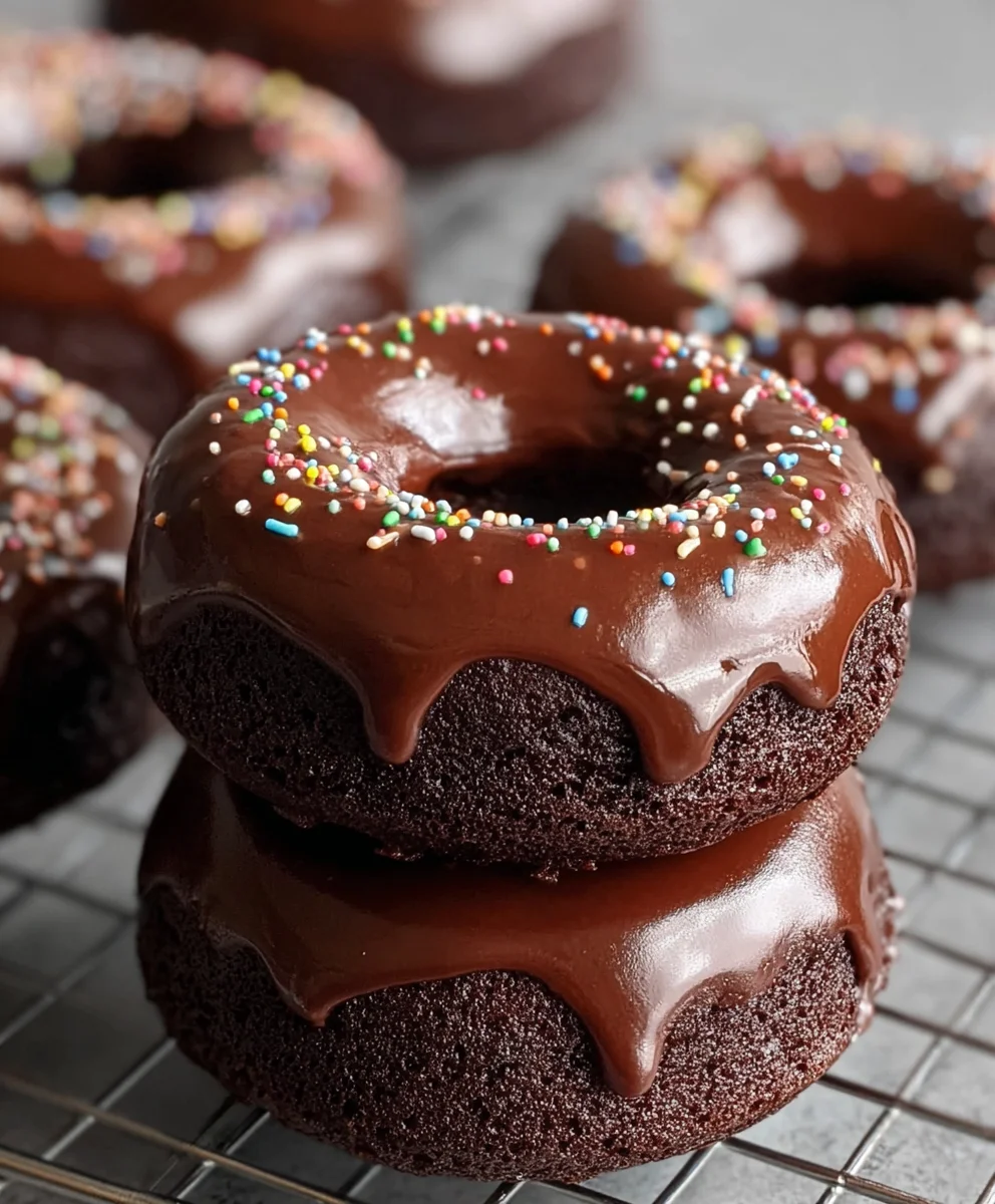 Easy Chocolate Baked Donuts - Irresistible Treat