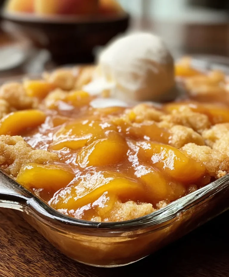 Easy Southern Peach Cobbler Recipe