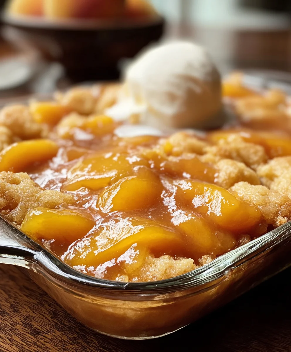 Easy Southern Peach Cobbler Recipe