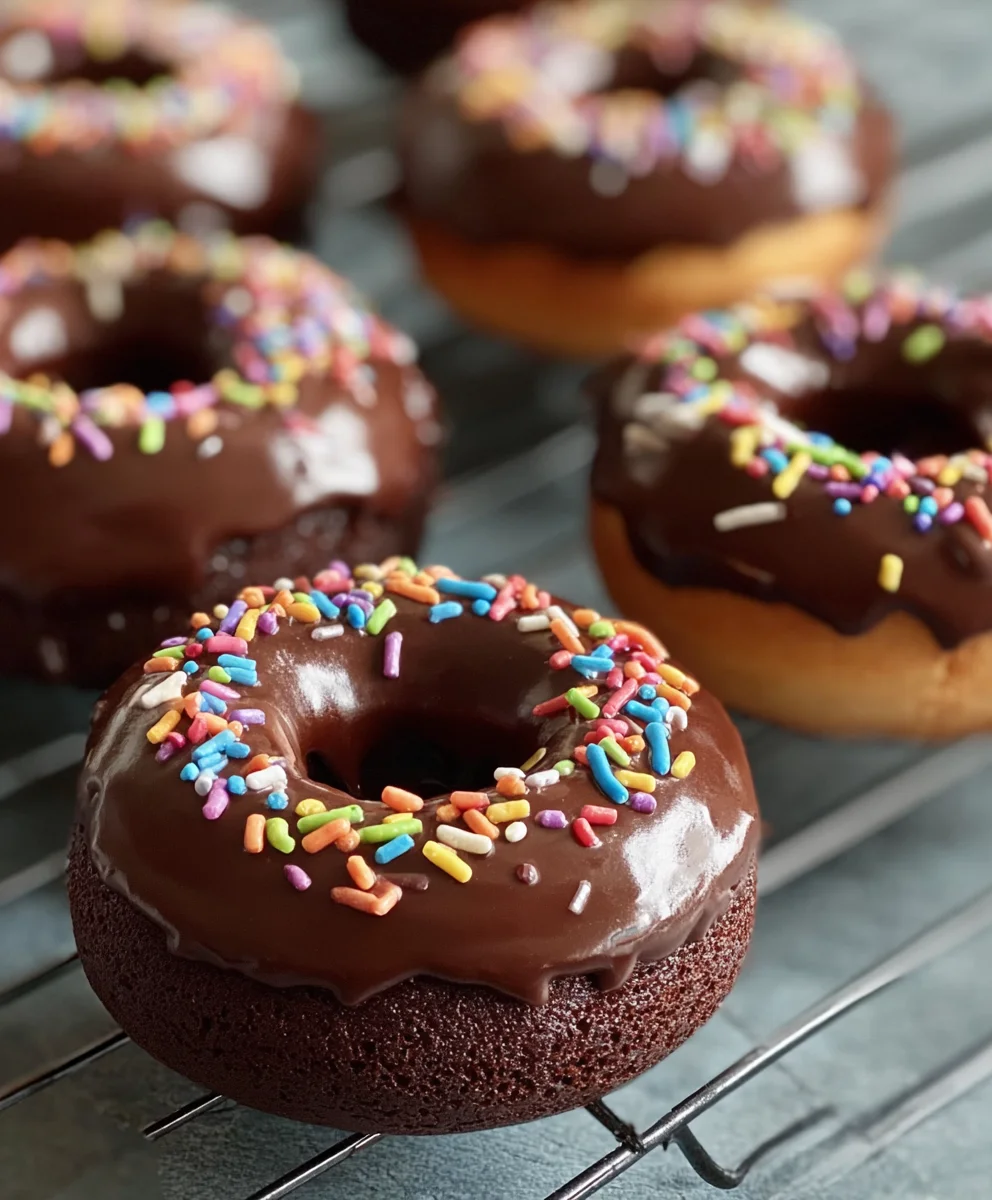 Easy Chocolate Baked Donuts - Irresistible Treat