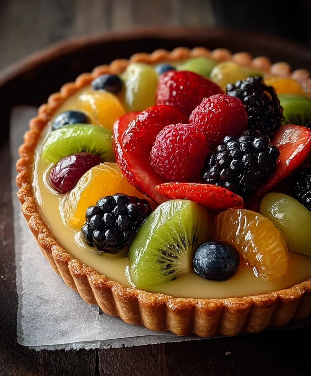 Easy Fruit Tart Recipe- Delicious & Fresh Dessert