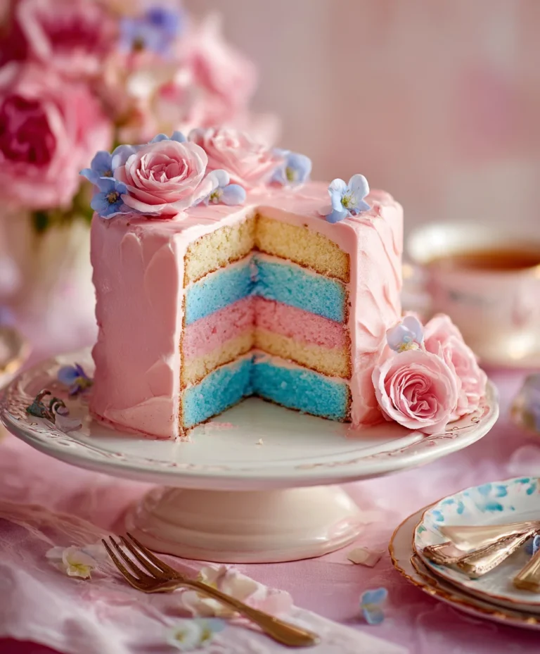Coquette Party – Dreamy Pink Blue Dessert Ideas