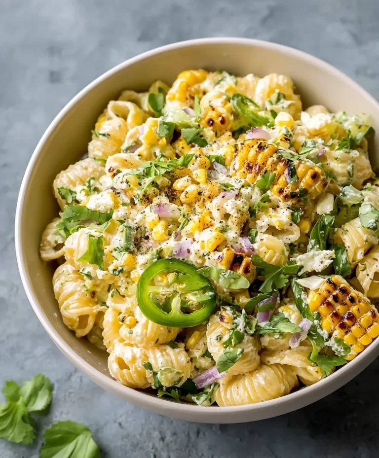 Creamy Street Corn Pasta Salad – Delicious Summer Side