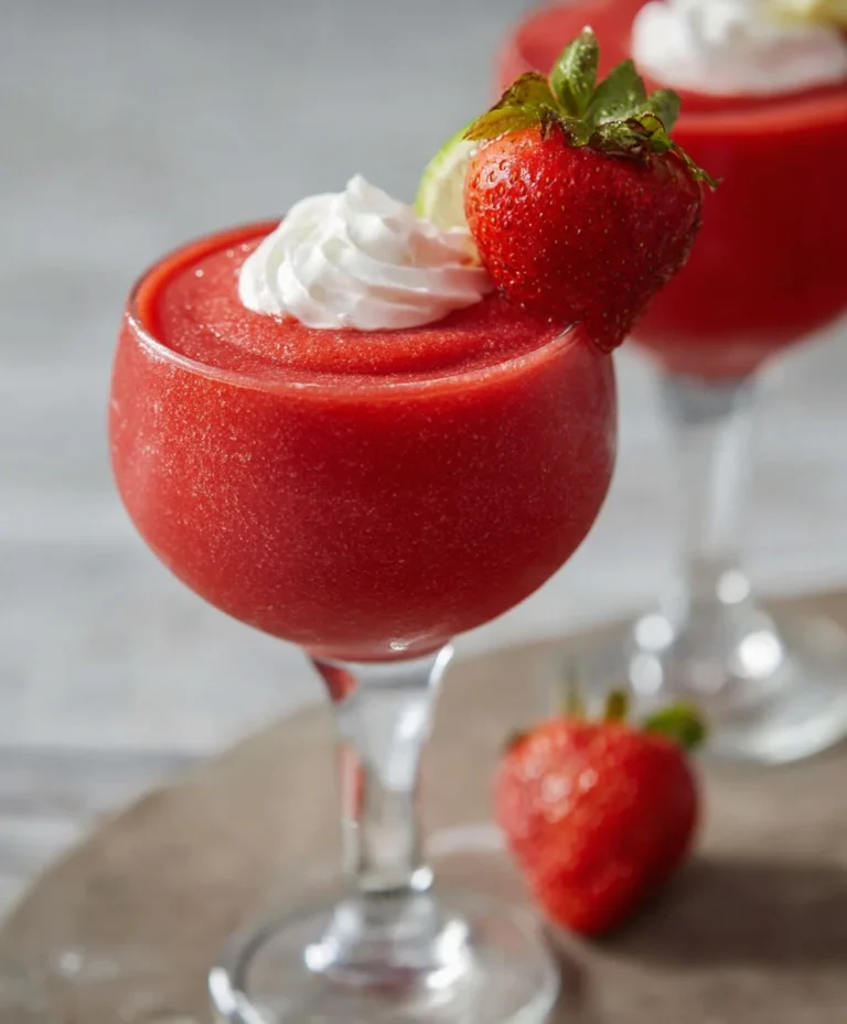 Easy Strawberry Daiquiri Recipe-Non-Non-Non-Alcoholic Alternativeic Bliss