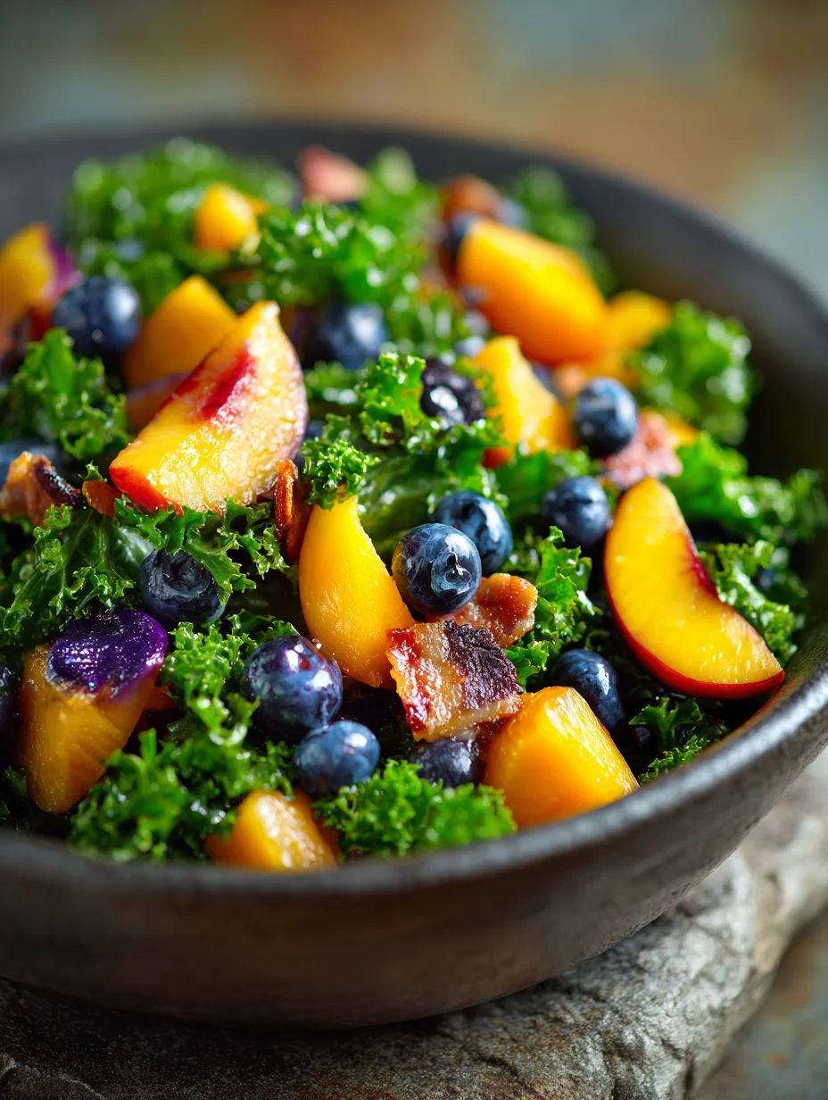 Summer Peach Blueberry Non-Non-Non-Alcoholic Alternativeic Non-Alcoholic Ale Salad
