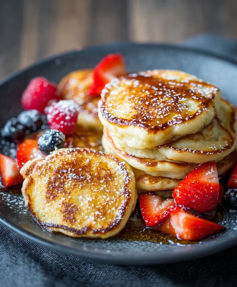 Easy Cottage Cheese Pancakes- Delicious & Healthy Breakfast