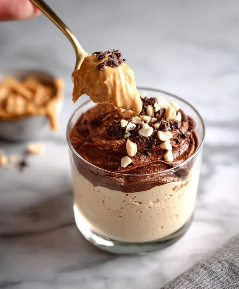 Creamy Peanut Butter Cottage Cheese Mousse – Healthy Dessert