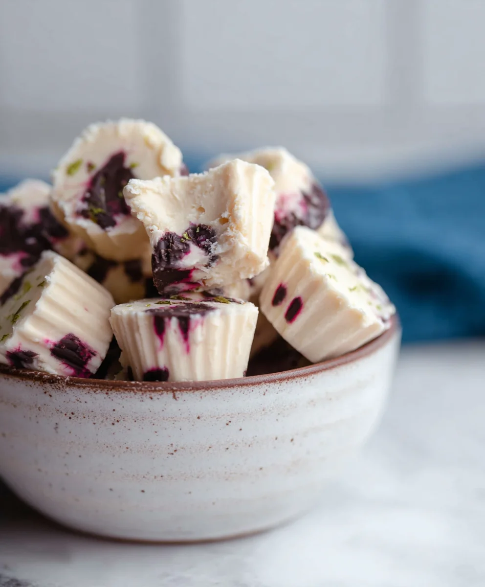 Easy Frozen Yogurt Bites - Dairy Free Option