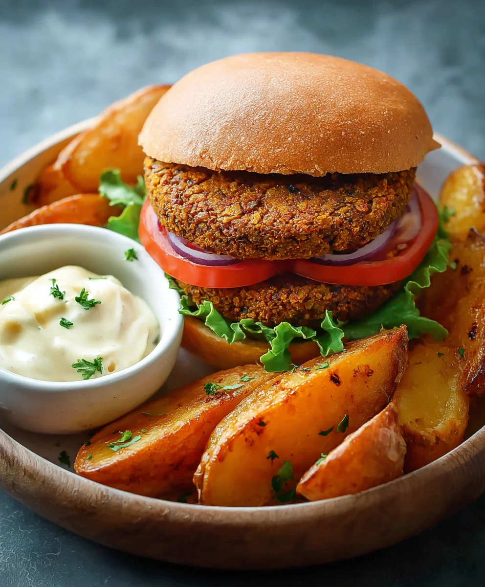 Easy Lentil Burgers - Quick Simple 6-Ingredient Recipe