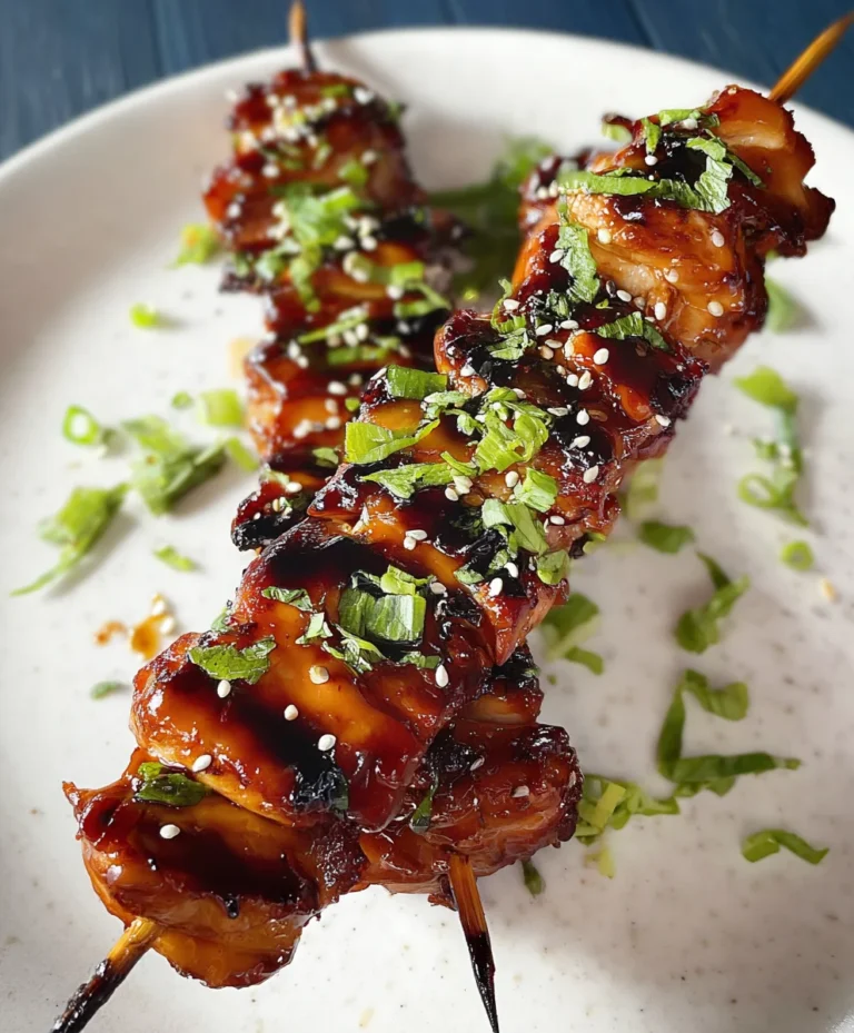 Easy Teriyaki Beef Skewers – Grilled & Flavorful