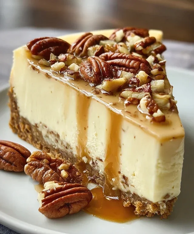 Butter Pecan Cheesecake