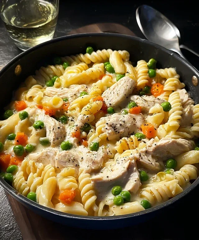 Chicken Pot Pie Pasta