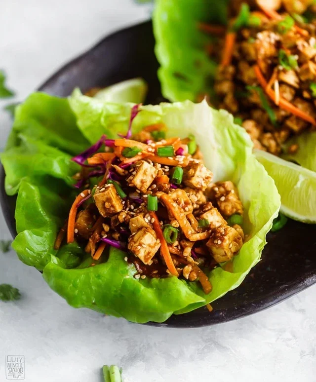 Tofu Lettuce Wraps
