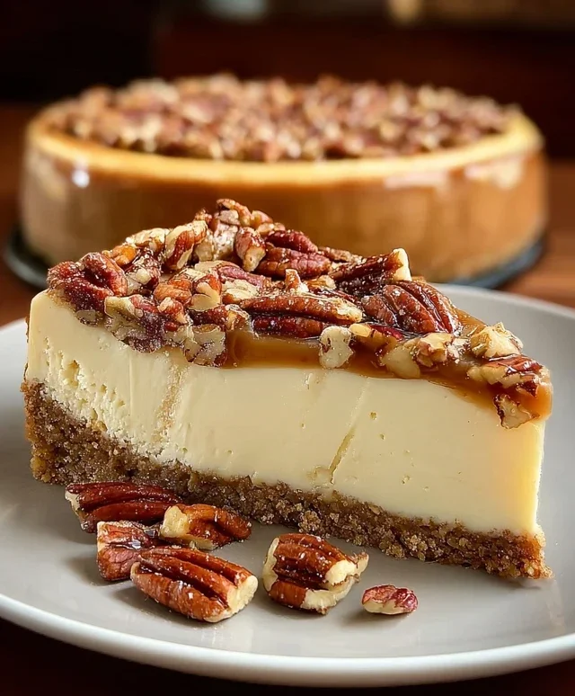Butter Pecan Cheesecake