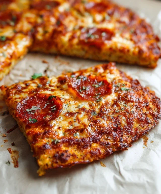 Chicken Crust Pizza (Easy Low Carb Recipe)