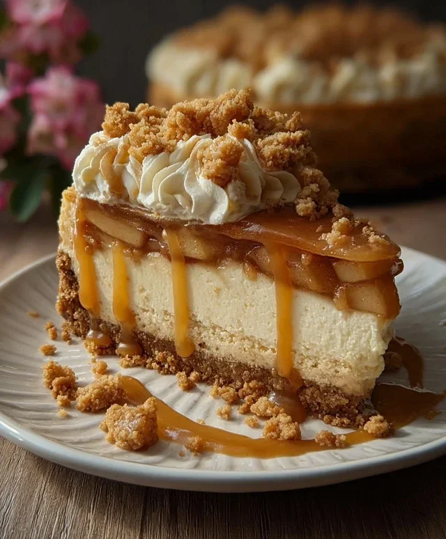 No bake Apple pie cheesecake