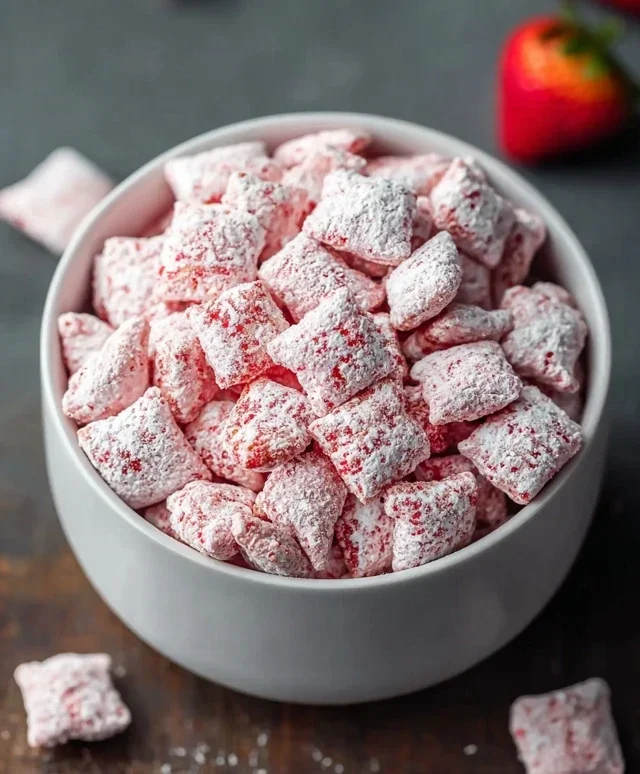 Strawberry Shortcake Puppy Chow