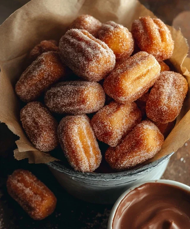 Sweet Air Fryer Churro Bites Recipe