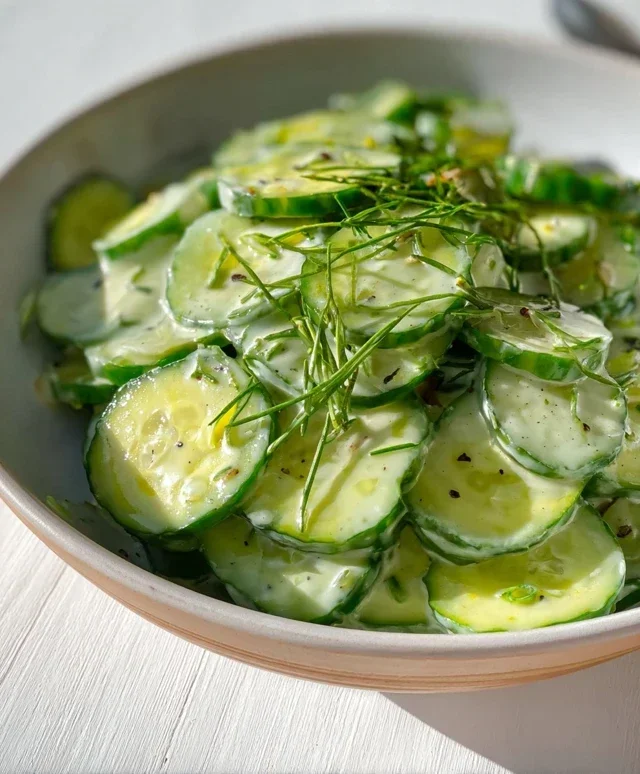Polish Cucumber Salad