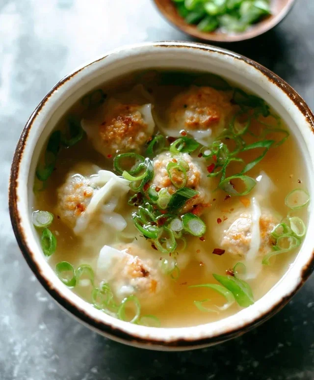 Naked Wonton Soup