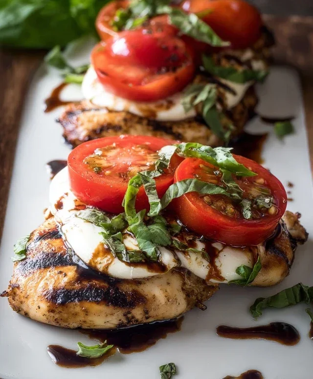 Grilled Chicken Caprese