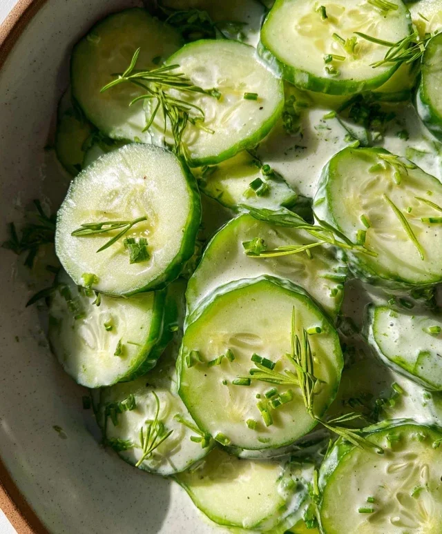 Polish Cucumber Salad