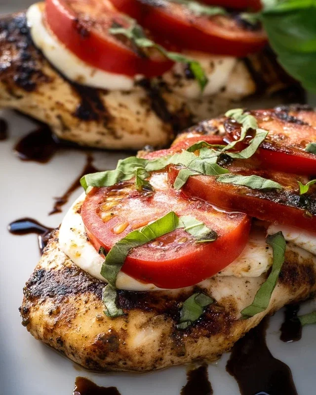 Grilled Chicken Caprese