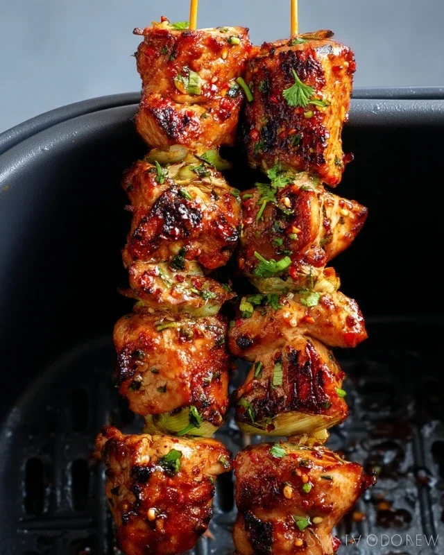 Bang Bang Chicken Skewers