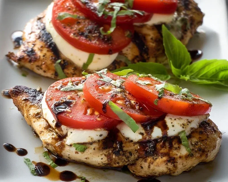 Grilled Chicken Caprese