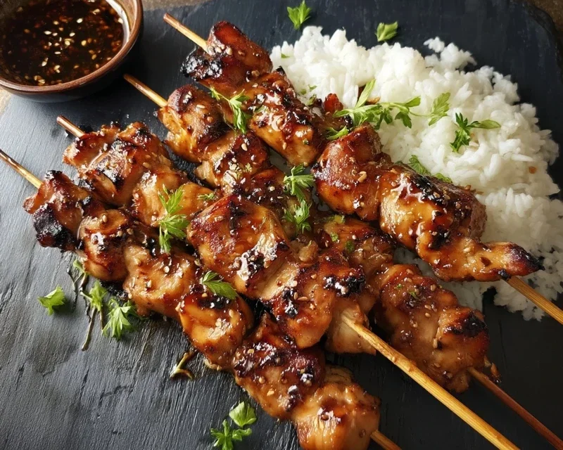 Teriyaki Chicken Skewers