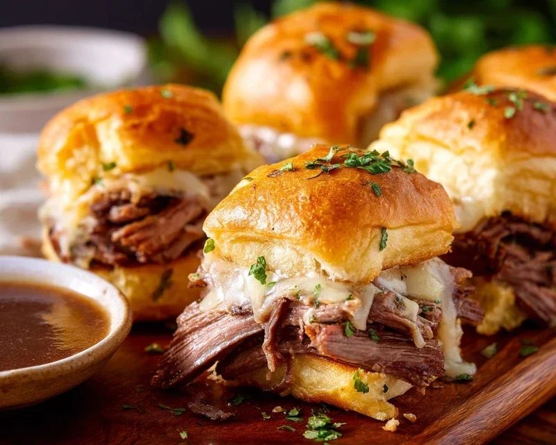 Easy French Dip Sliders Recipe