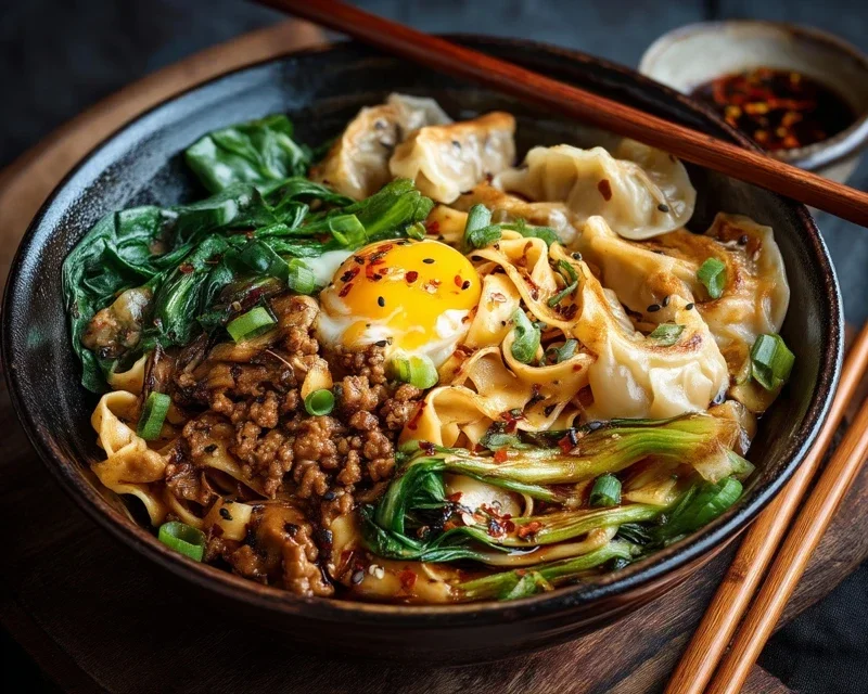 Potsticker Noodle Bowl