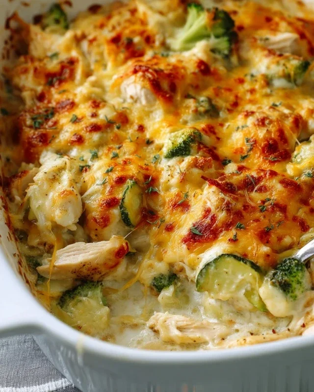 Easy Low Carb Chicken Casserole