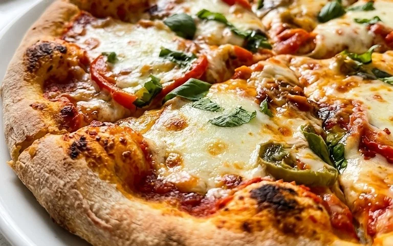 An excellent No Yeast Pizza Dough - quick easy homemade pizza!