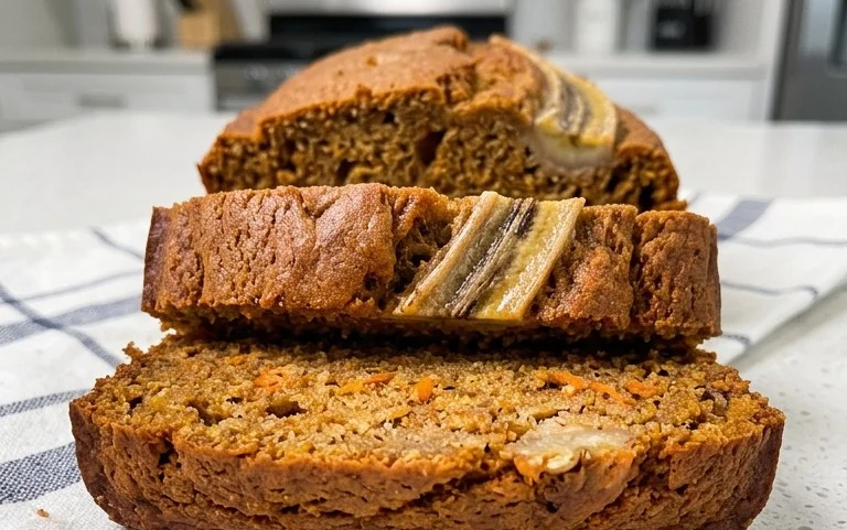 Dairy Free Carrot Cake Banana Bread