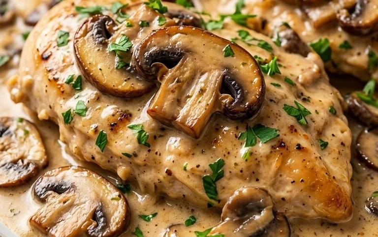Creamy Mushroom Chicken Recipe