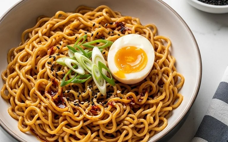 Easy Saucy Ramen Noodles