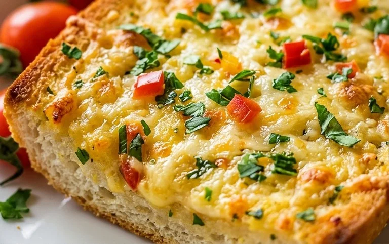BEST CHEESY GARLIC BREAD RECIPE