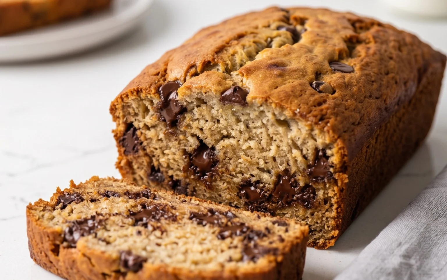Easy Chocolate Chip Banana Bread