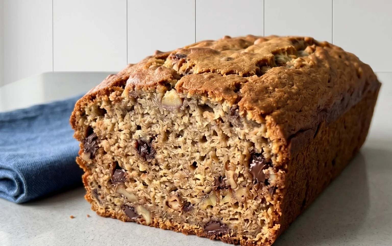 Healthy 5-Ingredient Flourless Banana Bread